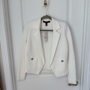 White House Black Market Ivory Blazer